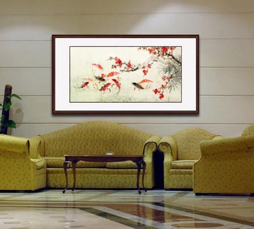 客廳掛什么風水畫好