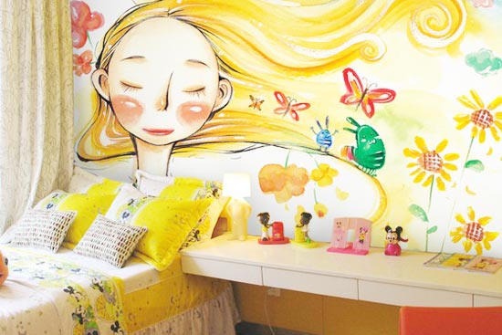 創(chuàng)意無限手繪墻 定制專屬個性墻面