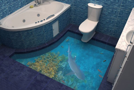 厭倦傳統(tǒng)地板，將其變成美麗海洋