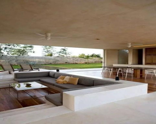 下沉式設(shè)計(jì)營造通透感和高度差