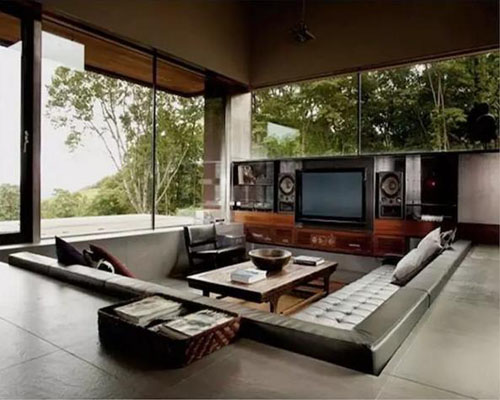 下沉式設(shè)計(jì)營造通透感和高度差