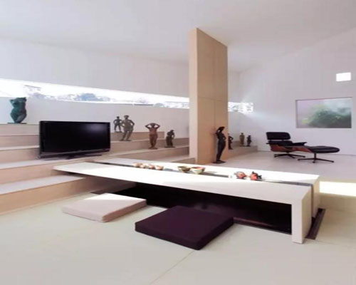 下沉式設(shè)計(jì)營造通透感和高度差