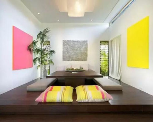 下沉式設(shè)計(jì)營造通透感和高度差