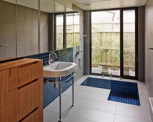 下沉式設(shè)計(jì)營造通透感和高度差