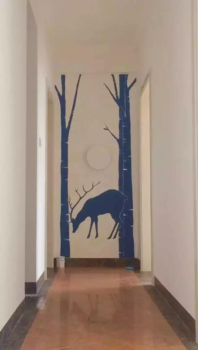 走廊盡頭這樣裝 真漂亮！