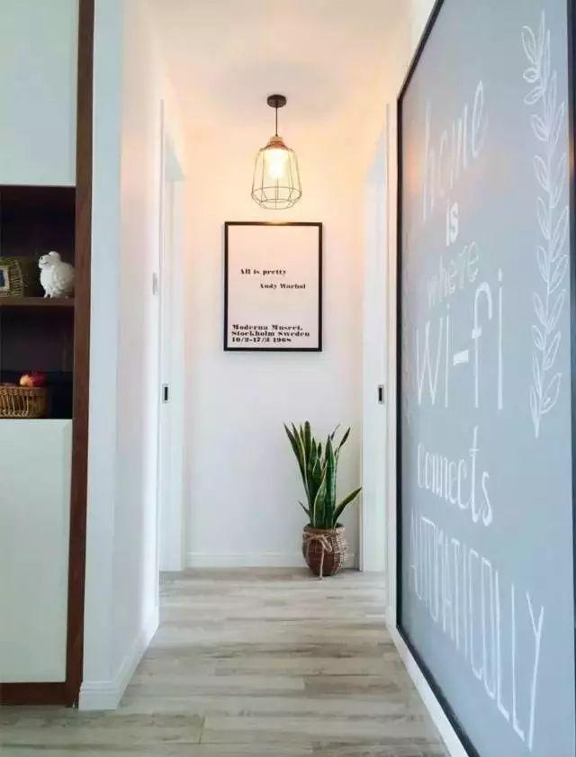 走廊盡頭這樣裝 真漂亮！