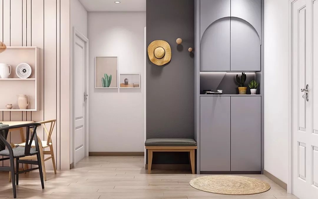 進門無玄關(guān)，鞋柜怎么放？ - 后花園網(wǎng)文 - 家居新聞