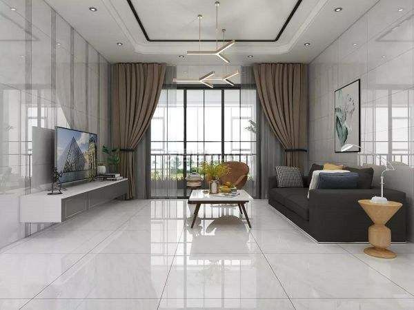 客廳瓷磚鋪設效果圖