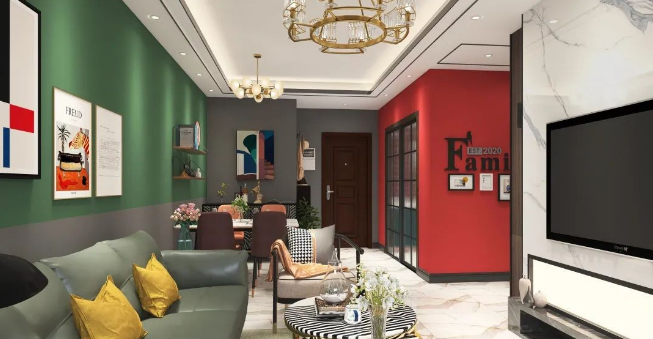 新房撞色裝修搭配技巧