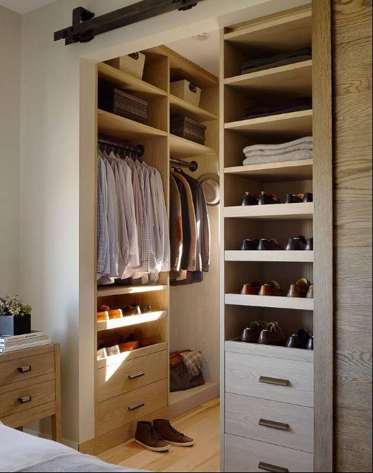小臥室也能擁有衣帽間，這里有5種設計可參考