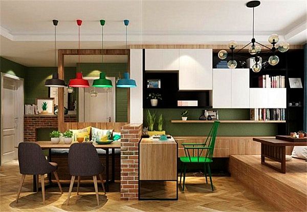 開放式書房矮墻隔斷 開放式書房矮墻隔斷